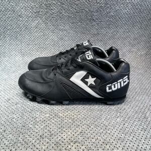 Converse Diamond Black White Soccer Cleats Size 11 Men’s